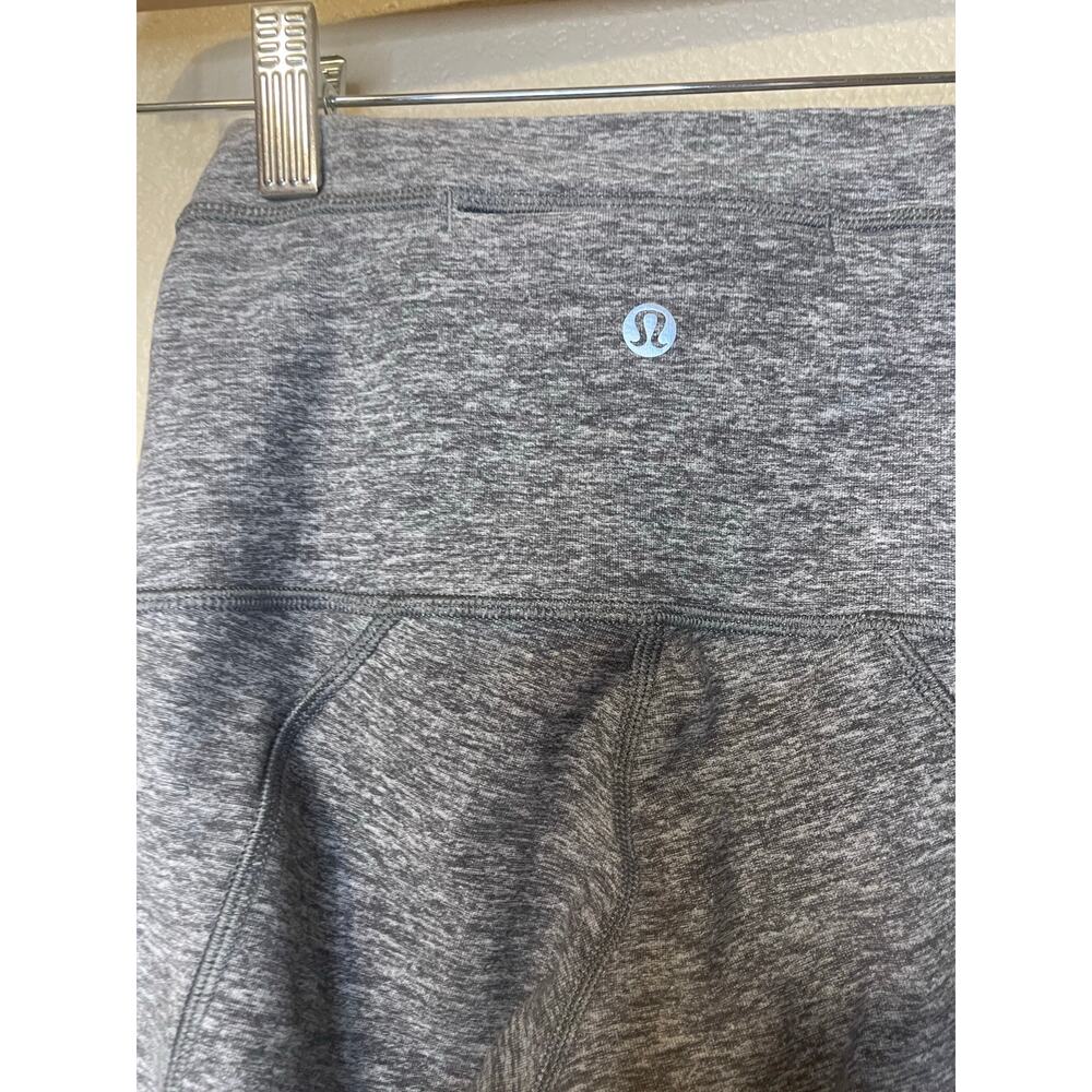 Lululemon Pure Practice High Waisted 4 Way Stretch Heather Gray Leggings Size 2 - Picture 5 of 12